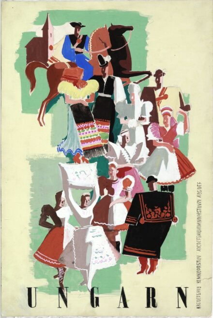 Konecsni György (1908 - 1970): "Ungarn" reklám terv