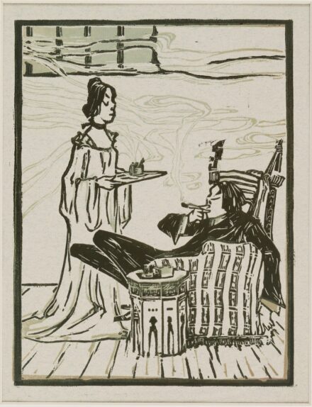 Márton Ferenc (1884 - 1940): Ópiumszívó, 1908