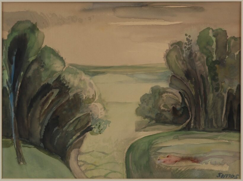 Somos Miklós (1933 - 2009): Vízpart