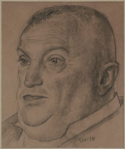 Szabó Vladimir (1905 - 1991): Szabó Dezső portréja, 1941