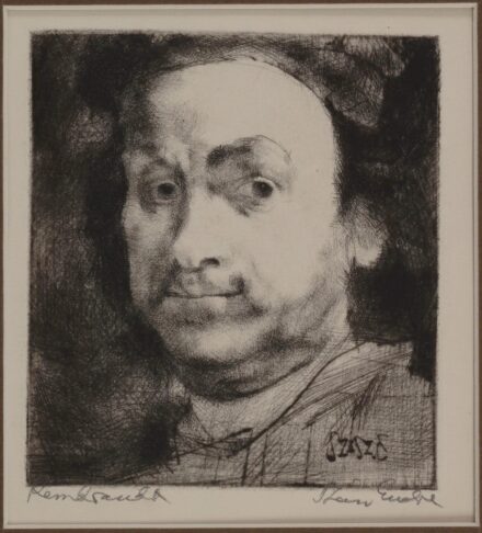 Szász Endre (1926 - 2003): Rembrandt