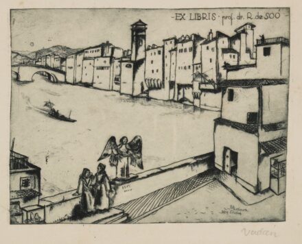 Vadász Endre (1901 - 1944): Ex libris Soó Rezsőnek, 1929