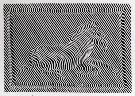 Vasarely, Viktor (1908 - 1997): Zebra