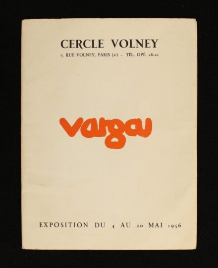 Varga Ferenc (1906 - 1989) szitanyomata 1956-os kiáll. katalógusban, Kompozíció