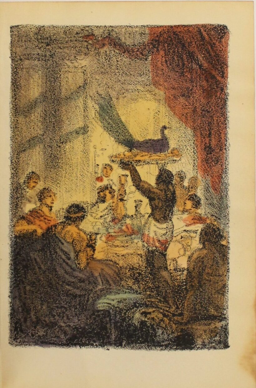 Haranghy Jenő nyolc kézzel színezett litográfiájával Bulwer: Pompei pusztulása,Ifjuság könyvkiadó én., 24/18 pld! - Image 2