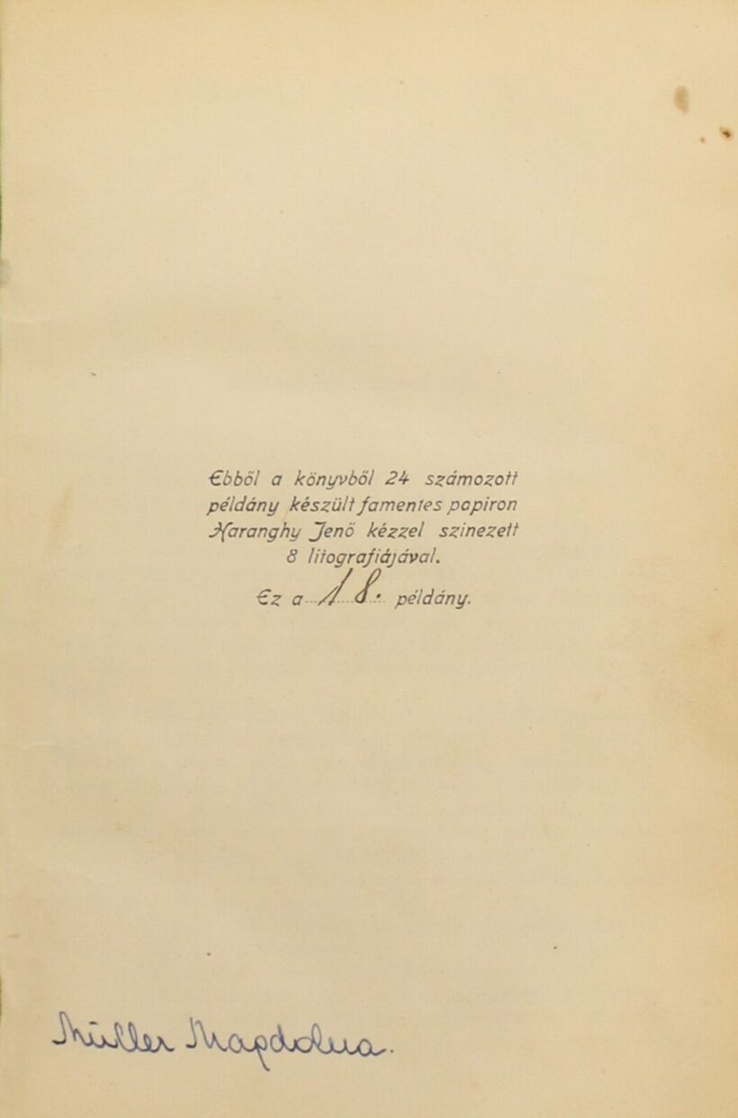 Haranghy Jenő nyolc kézzel színezett litográfiájával Bulwer: Pompei pusztulása,Ifjuság könyvkiadó én., 24/18 pld! - Image 3