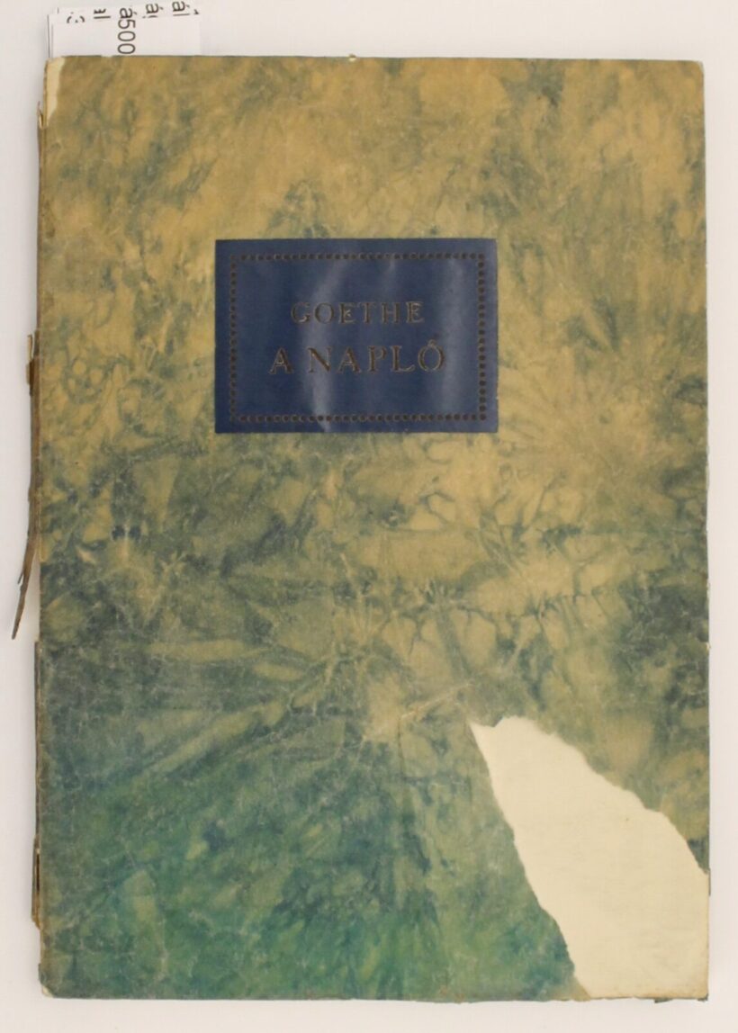 Hermann Lipót négy litográfiájával Goethe: A napló, Genius 1924, 1000/25 - Image 2