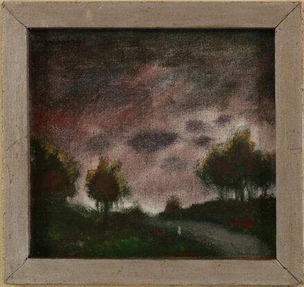 Vasváry József (1904 - 1993): "Borús táj 26", 1958.