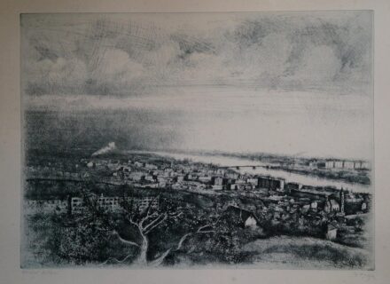 VARGA NÁNDOR LAJOS (1895-1978) Óbudai látkép