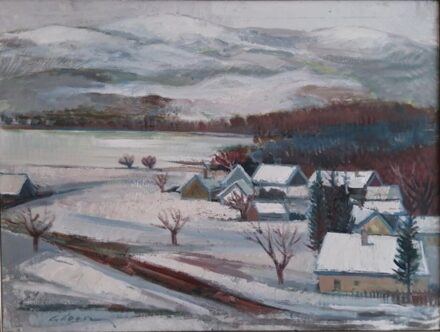 GÁDOR EMIL (1911-1998) Behavazott Orrfű