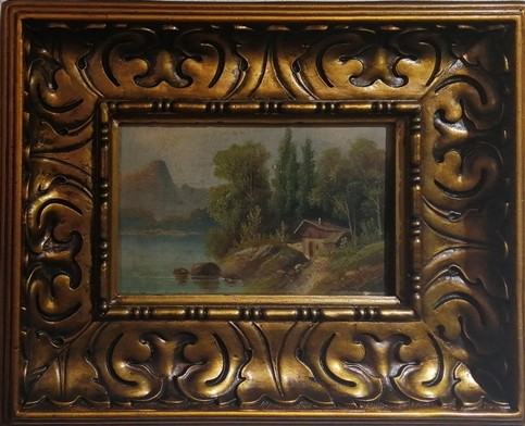 ISMERETLEN OSZTRÁK FESTŐ Alpesi táj - Image 2