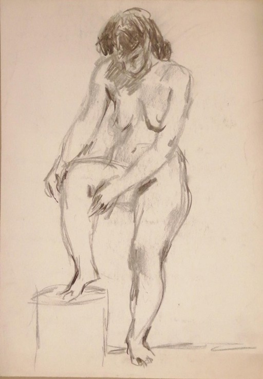 JUHÁSZ ERIKA (1926-2018) Fürdés után