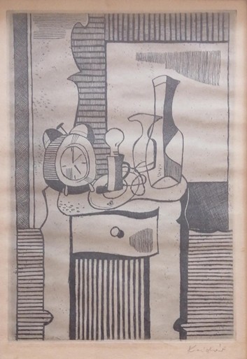 KÁDÁR GYÖRGY (1912-2002) Éjjeli szekrény
