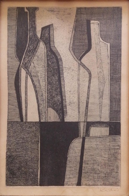 KÁDÁR GYÖRGY (1912-2002) Kompozíció