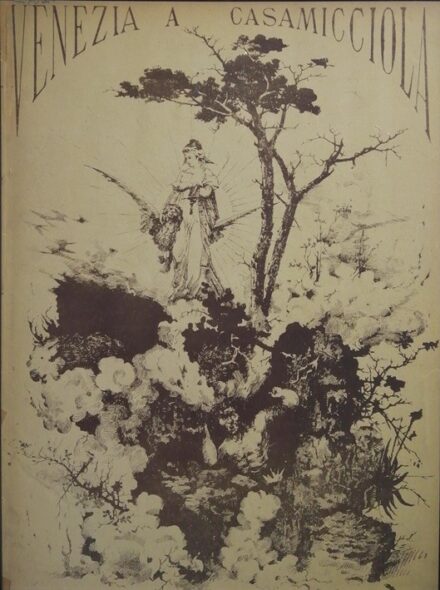 OLASZ LITHOGRÁFIA 1881 Venezia a Casamicciola