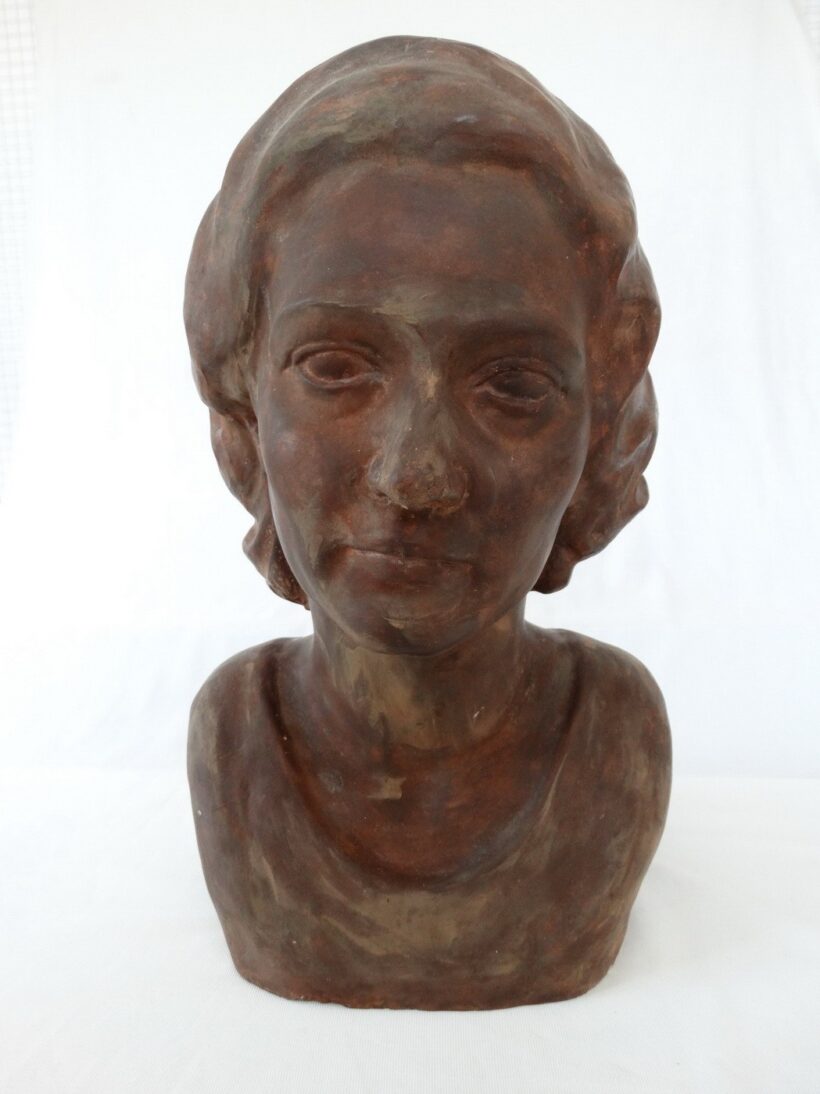 Beck Ö. Fülöp (1873 - 1945): Fazekas Klotild, 1931 - Kiállítva: B.Ö.F.Emlékkiállítás, Szépműv.Múzeum, 1947