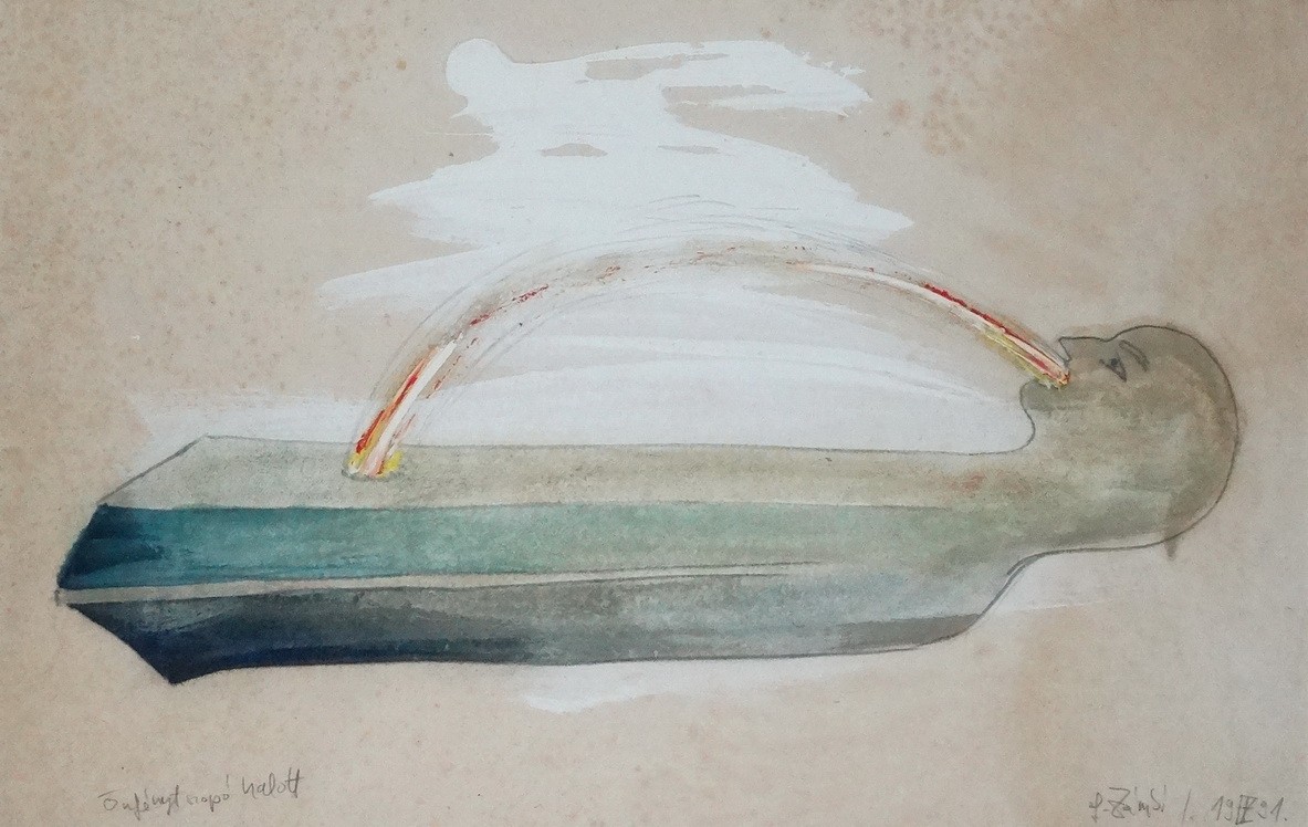 ef Zámbó István (1950): Önfényt szopó halott, 1991