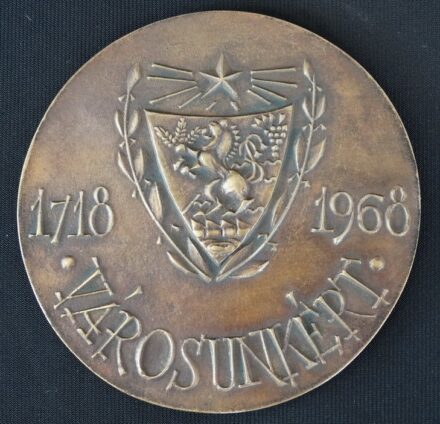 Kiss Nagy András  (1930 - 1997): Békéscsaba 250 emlékérem