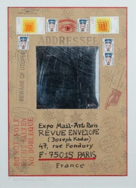 Perneczky Géza (1936): Mail-art, Köln, 1993