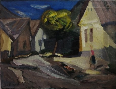 BALLAGÓ IMRE (1915-1997) Utcarészlet