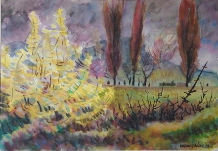 FARKASHÁZY MIKLÓS (1895-1964) Tavasz