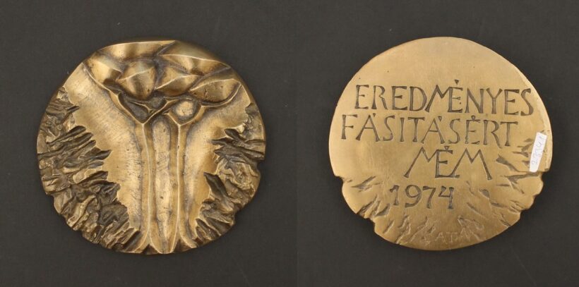 Asszonyi Tamás (1942): Fásításért érem, 1974 - Image 3
