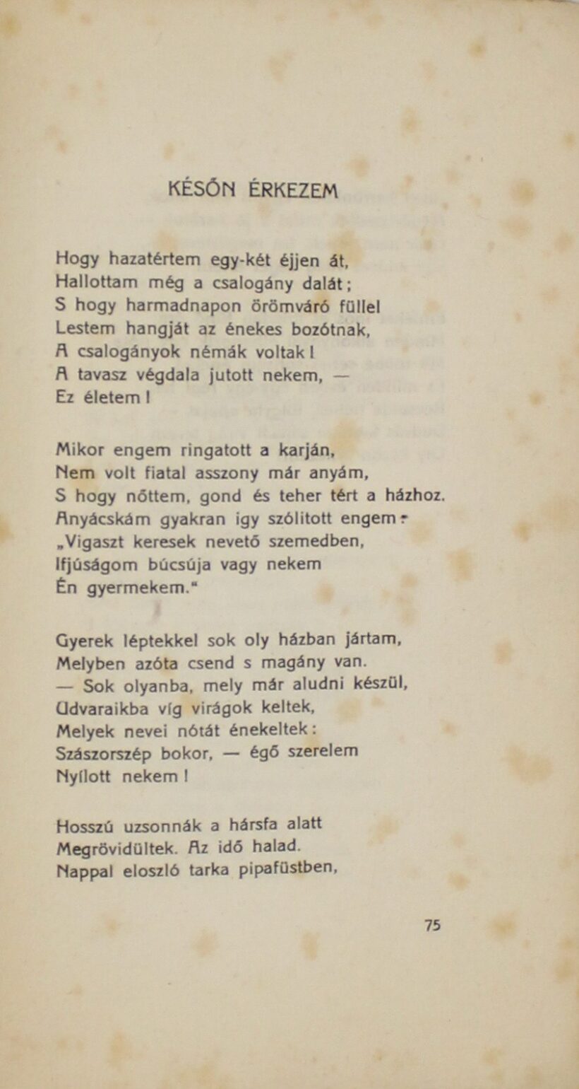 Lesznai Anna (1885 - 1966) borítórajzával, Hazajáró. Versek, Nyugat, 1909, javítást igényel - Image 3