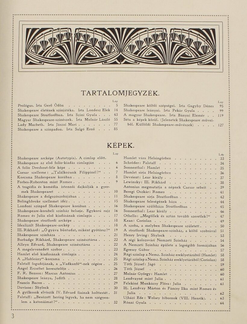 Shakespeare album -…írók tanulmányaiban, képzőművészek festményeiben, rajzaiban …., Hornyánszky, én. - Image 3