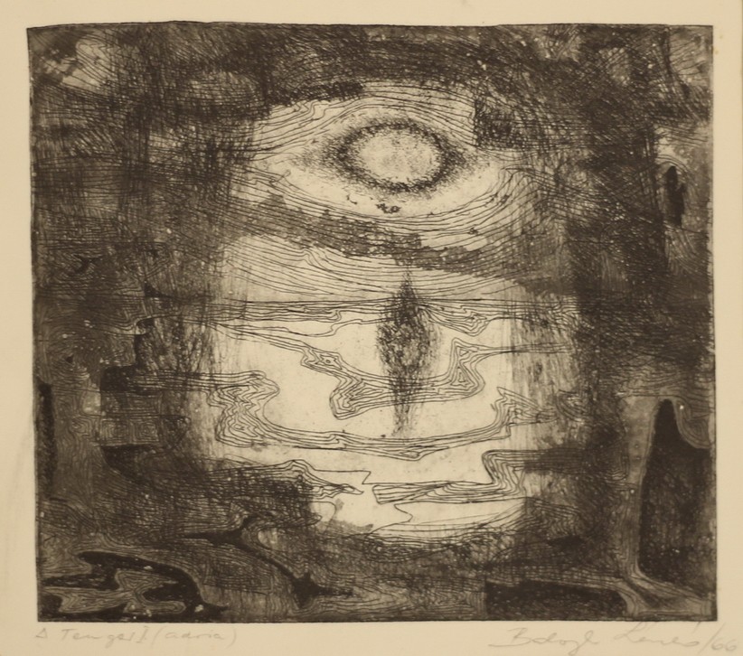 Balogh László (Eger 1930 - Eger 2002): "A Tenger I. (Adria)" 1966