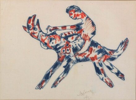 Bolmányi Ferenc (1904 - 1990): Lovas, 1991