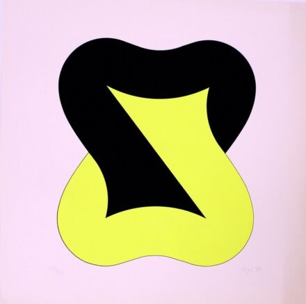 Fajó János (1937 - 2018): Fekete/sárga, 1987