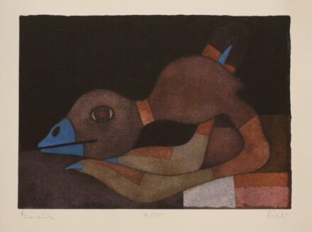 Földi Péter (1949): Madár, computer print