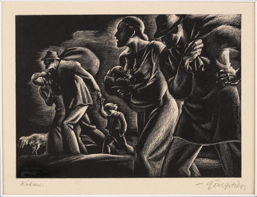 Gönczi Gebhardt Tibor (1902 - 1994): Menekülők
