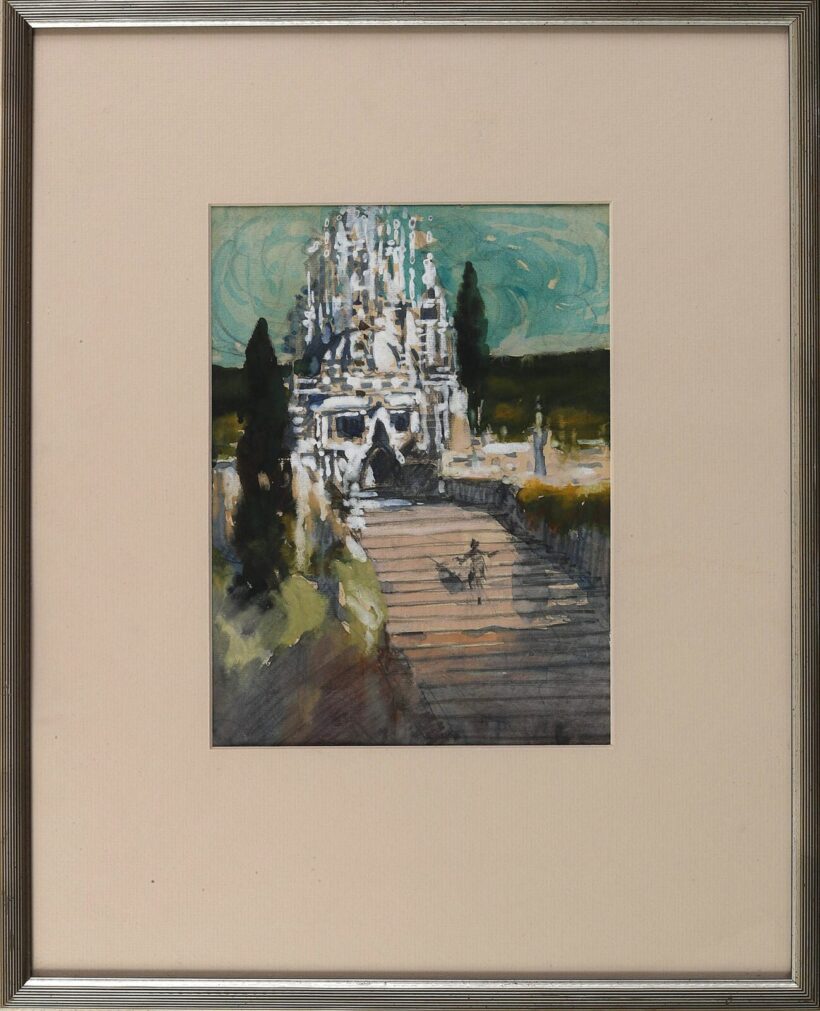 Jaschik Álmos (1885 - 1950): Kastélyba menet - Image 2