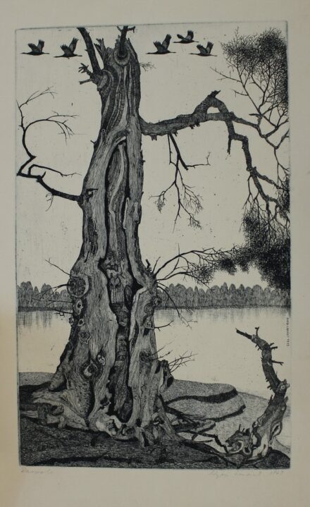 Nyári Lóránt (1928 - 1982): Darvak, 1975