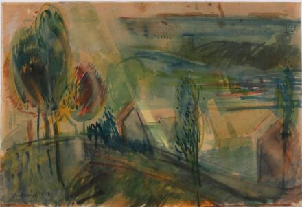Szentiványi Lajos (1909 - 1973): Tavaszi eső, 1947