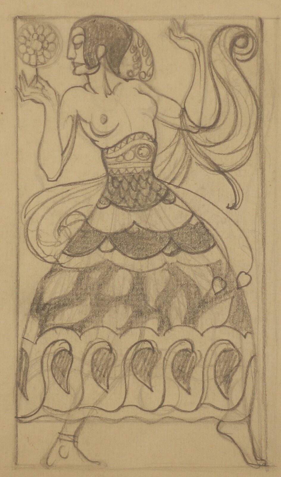 Tálos Gyula (1887 - 1975): Táncosnő