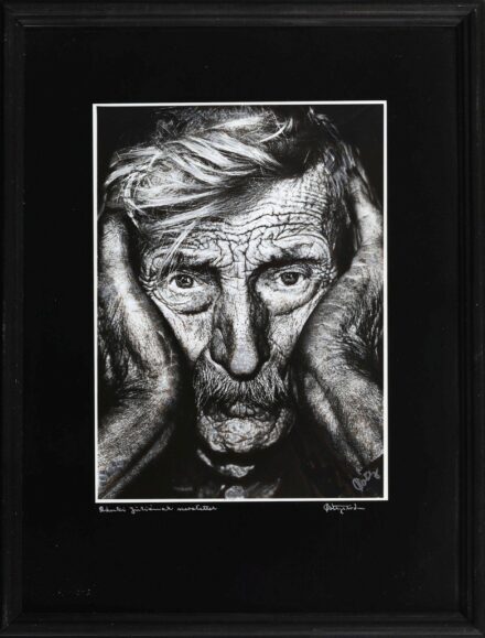 Tóth István fotóművész (1923 - 2016): "Nehéz út volt", 1970 körül, ajánlással + könyv: "Tóth István" Cegléd, 2006