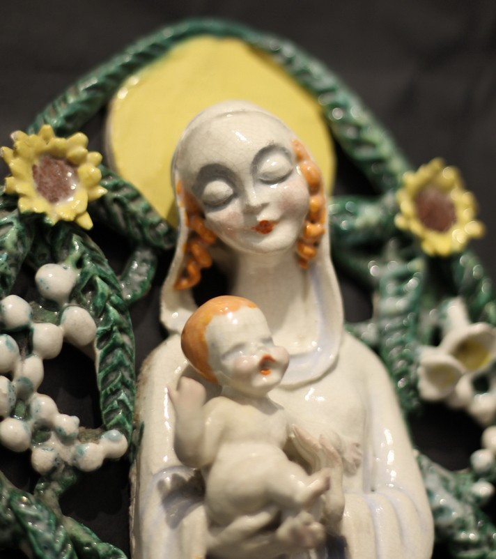 Zilzer Hajnalka (1893 - 1947): Mária a kisdeddel (falikép)