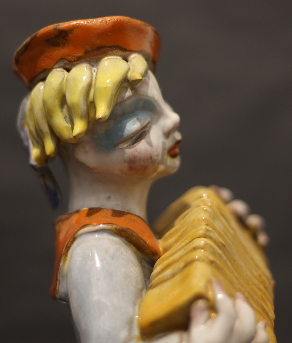 Rahmer Mária (1911 - 1998): Harmonikázó szőke fiú, 1936 - Image 2