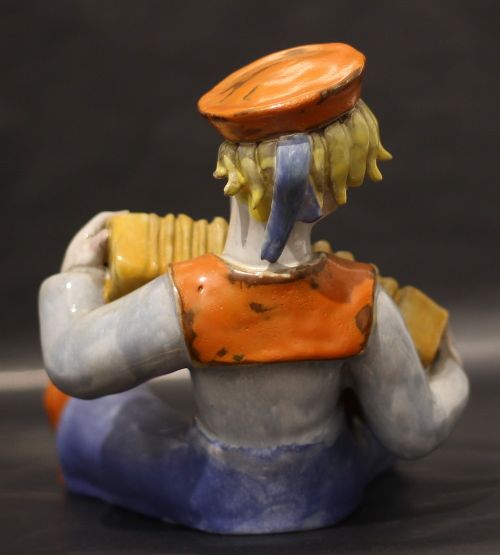 Rahmer Mária (1911 - 1998): Harmonikázó szőke fiú, 1936 - Image 3