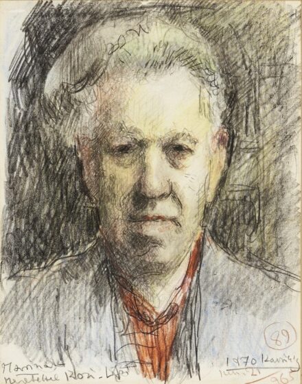 Herman Lipót (1884 - 1972): Önarckép, 1965