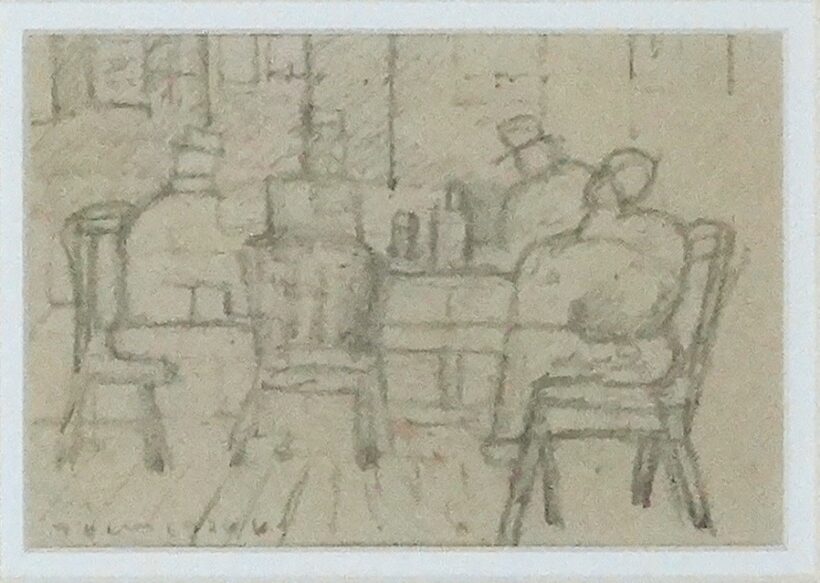 Tóth Menyhért (1904 - 1980): Ivóban, 1926