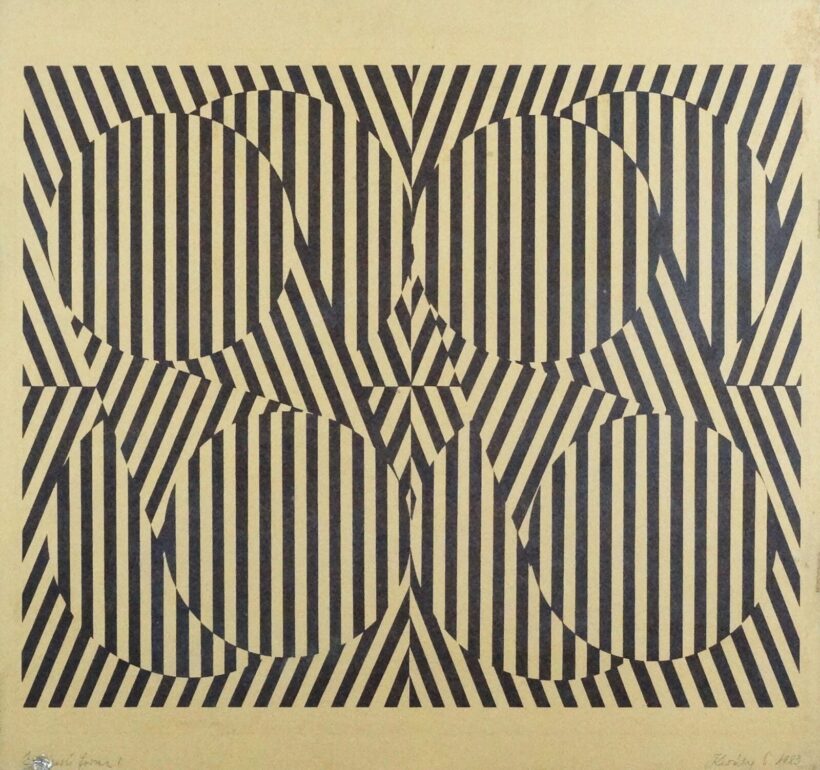 Király Sándor (1932 - 1998), Egyszerű forma I., 1983