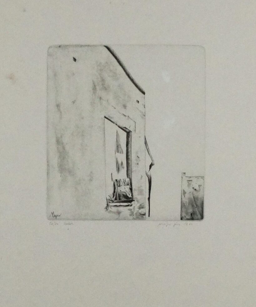 Major János (1934-2008), Ablak, 1960