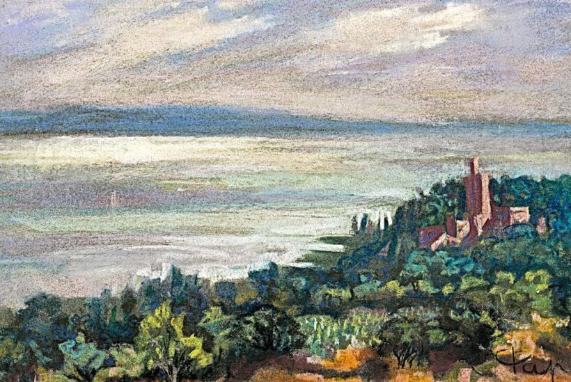 Pap Gyula (Orosháza, 1899 - Budapest, 1983): Vízparti részlet