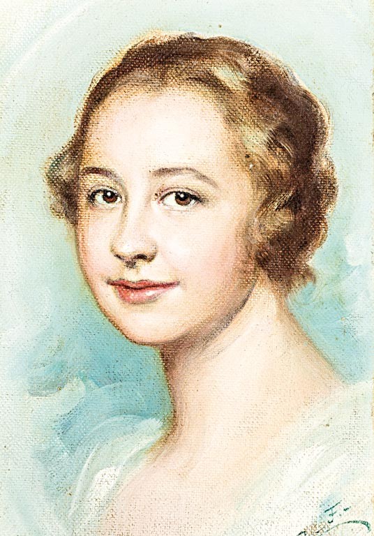 Innocent Ferenc (Pest, 1859 - Pátka, 1934): Leány portré