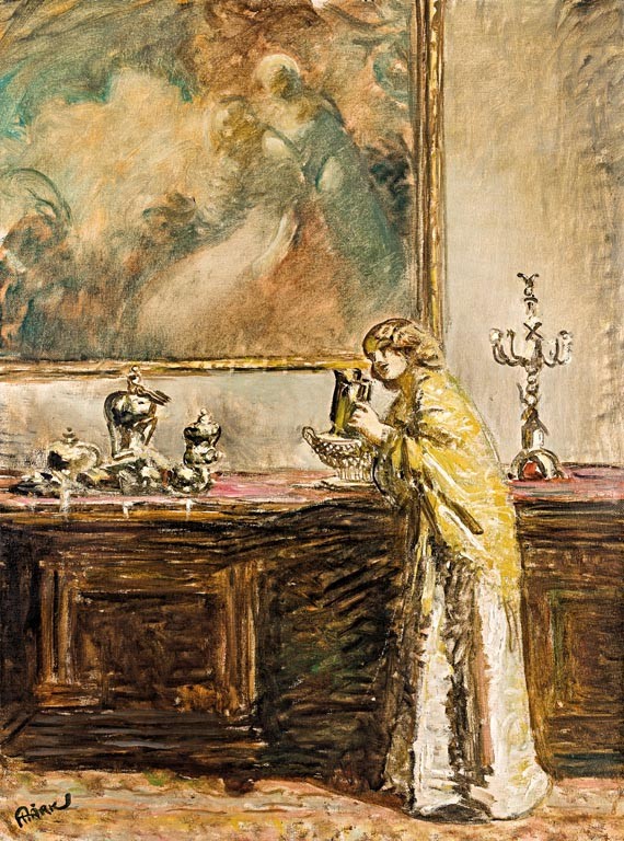 Márk Lajos (Retteg, 1867 - New York, 1940): Szalonban