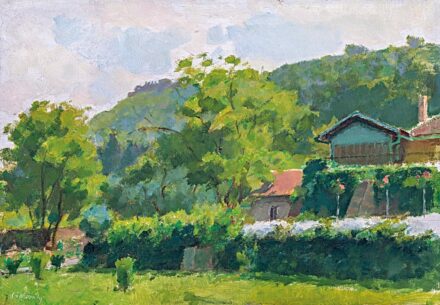 Vidovszky Béla (Gyoma, 1883 - Budapest, 1973): Nyári kert