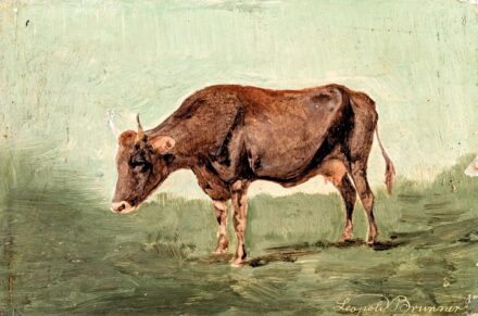 Brunner, Leopold ifj. (Bécs,1822 - Bécs,1849): Tehén a mezőn